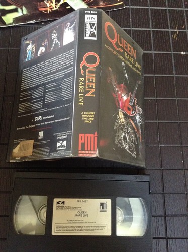 Vhs queen rare live concert - vhs,