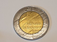 Moneta repubblica san marino - repubblica,