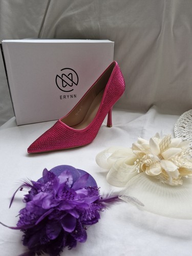 Scarpe corte nuove rosa fucsia