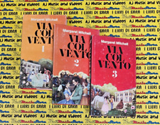 3 Book Libro VIA COL VENTO 1+2+3 margaret mitchell 1981 CLUB DEL LIBRO (B22)