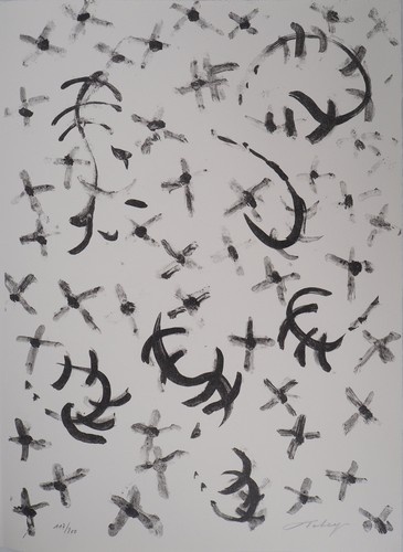 Mark tobey symboles noirs - symboles,