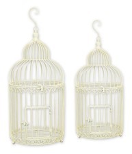 Coppia di gabbie per uccelli