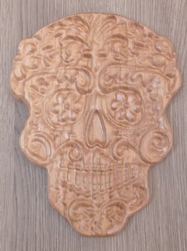 Teschio messicano legno di - messicano, in