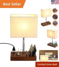 Elegant USB Table Lamp with 2