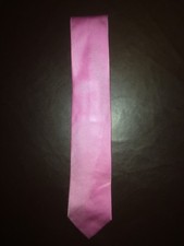 CRAVATTA TIE NECKTIE - OVIESSE - FUCSIA - TINTA UNITA - 100% SETA