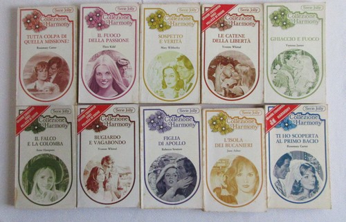 Harmony jolly romanzi - romanzi, '80