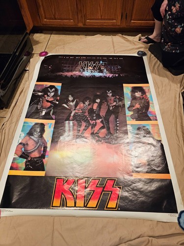 Poster vintage 1977 kiss love - poster,