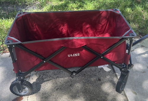 Carrello rosso pieghevole