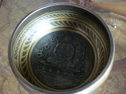 Campana tibetana realizzata - tibetana, a