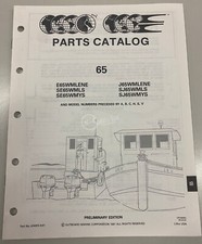 Esploso parti ricambi 434955 motori fuoribordo Evinrude/Johnson 65 HP 2T 3cil
