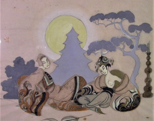 Geisha nudo coppia al - -,