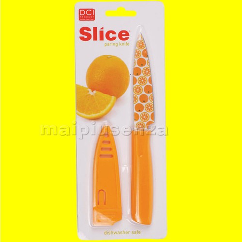 Coltello decorato arancia lama