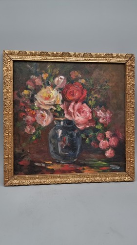 Quadro floreale olio su - quadro,