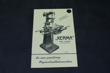 Vecchia Macchina Per Forare La Carta Kerma Pubblicità Vintage Collezionista