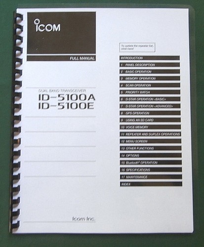 Icom 5100a id - icom, /