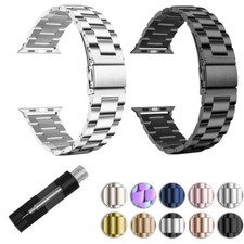 Cinturino Orologio Acciaio Inox per Apple Watch Ultra 49mm Cinturino 42mm 46mm 40 44 45mm