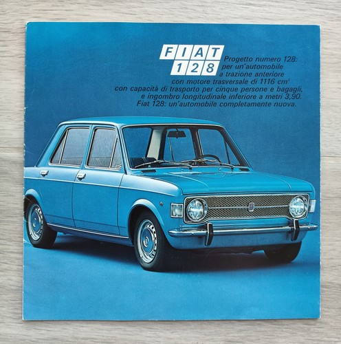Depliant brochure fiat 128 - brochure,