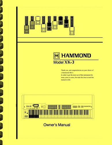 Hammond xk3 tastiera - hammond, xk-3