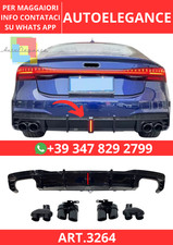 💫ART.3264 Diffusore Audi A7 C8 2019-2024 Look S7 per S-Line💫