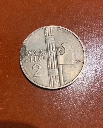 Moneta buono lire 1924 - buono, da