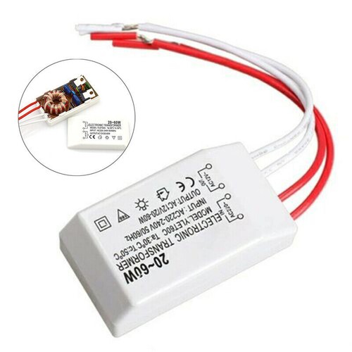 Trasformatore 60w 220v 12v - trasformatore, 20-60w