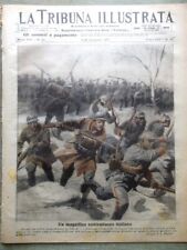 La Tribuna Illustrata 9 Dicembre 1917 WW1 Clemenceau Florian Franchet Aviazione