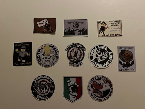 Spezia adesivi ultras - adesivi,