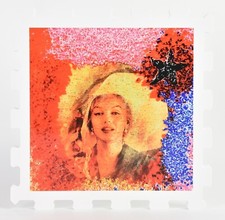 OMAR RONDA ( Portula Biella 1947 - 2017) Opera MARILYN FROZEN Stampa UV su Fx