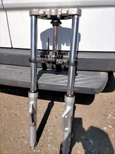 Forcella completa di piastre e perno ruota per Cafè Racer Chopper Custom