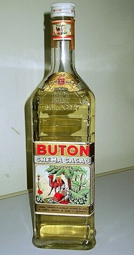 Buton crema cacao vintage - crema,