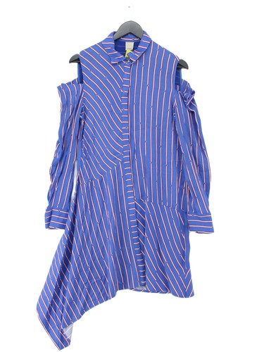 Pinko camicia abito midi blu - abito,