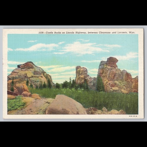 Cartolina castle rocks - castle, lincoln