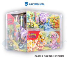 Custodia Semirigida Teca Trasparente Per Case Sealed 8 Minitin Sigillate Pokemon
