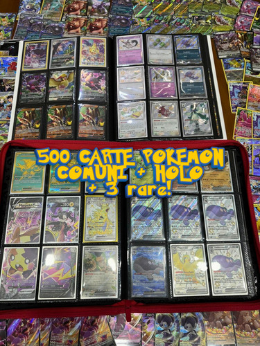 Lotto 500 carte pokemon - lotto,