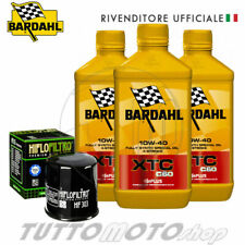 KIT TAGLIANDO KAWASAKI VERSYS KLE 650 LT 2017 2018 / OLIO BARDAHL XTC C60 FILTRO