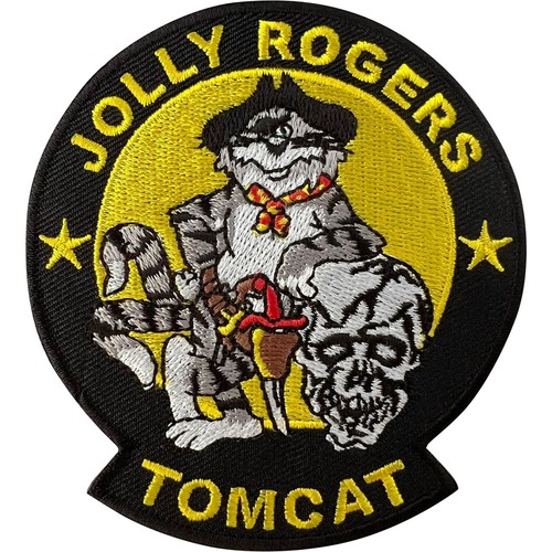 Jolly rogers tomcat - patch, iron