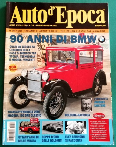Auto epoca 8 lug - 7-8, (lug/ago