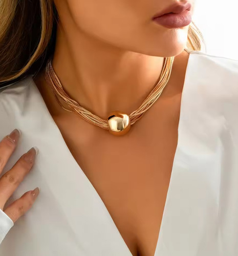 Collana catena ritorta grossa