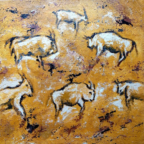 Grotte niaux dessins - grotte,