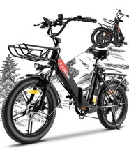 20" 20.8AH Adult Electric Bikes Bicicletta Elettrica Pieghevole Doppia Batteria