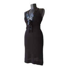 ROSSO Valentino abito Halter