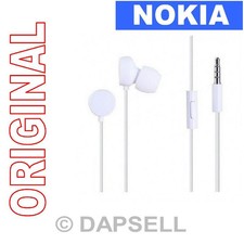 Nokia Auricolare Originale In-ear Microfono Wh-208 White Per 6720 6788 7.1 Plus