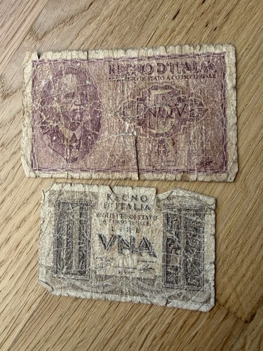 Lotto banconote regno - lotto, 2