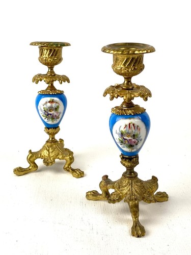 Candelabri antichi ormolu - candelabri,