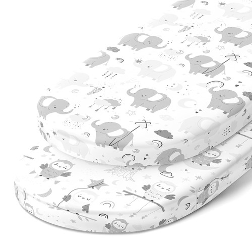 Bassinet fitted sheets for - bassinet,