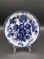 Piatto antico blu e bianco
