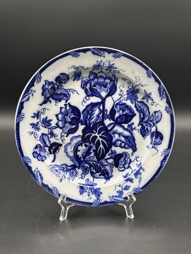 Piatto antico blu - e, bianco