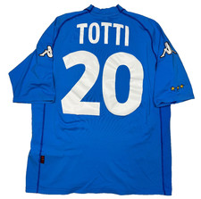 maglia italia Kappa EURO 2000 TOTTI 20 Player version home XL jersey