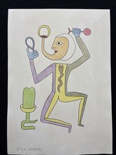 VICTOR BRAUNER disegno su