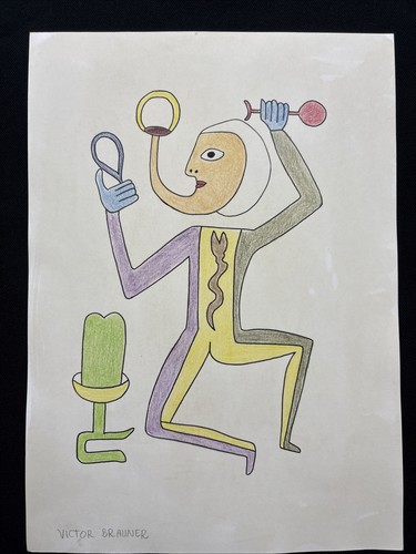 Victor brauner disegno - brauner, su